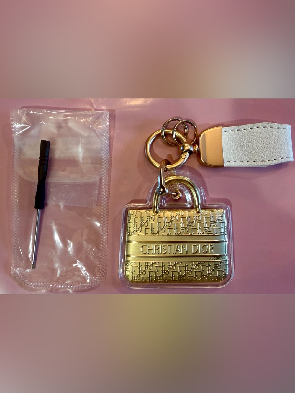 Christian Dior Handbag Keychain